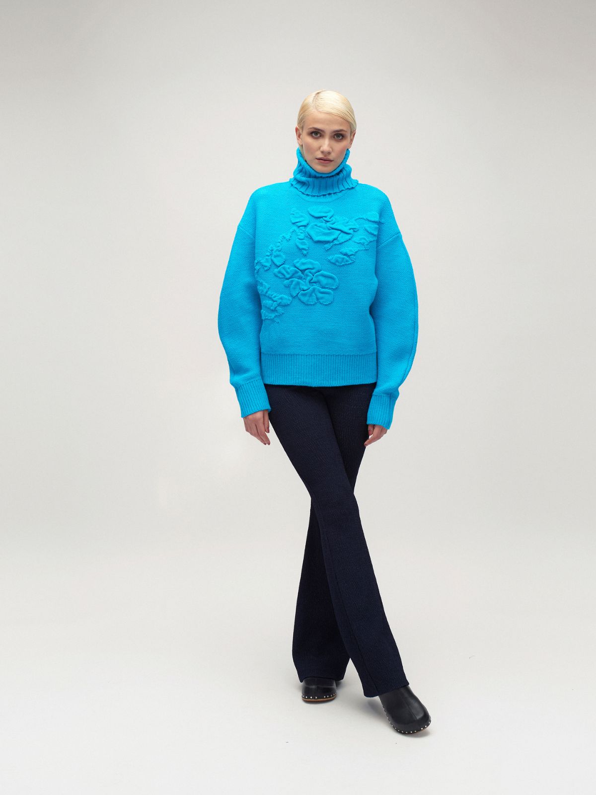 Aqua turtleneck outlet sweater