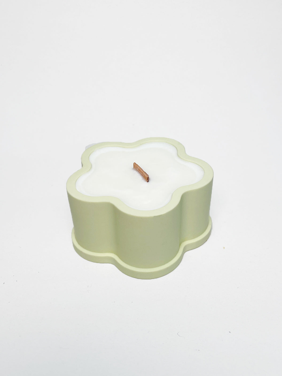 FLOWER candles - celadon
