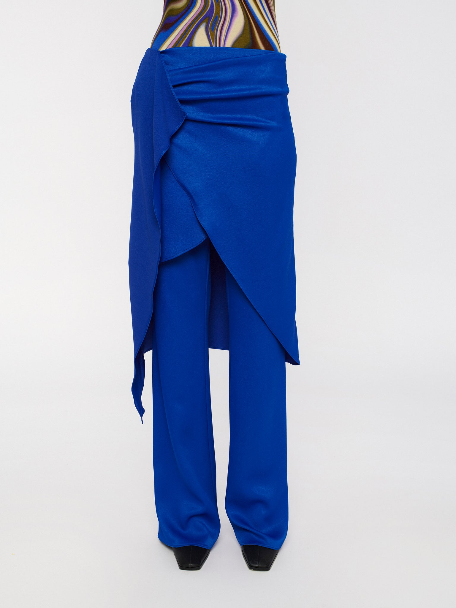 ELONA wrap skirt - cobalt blue