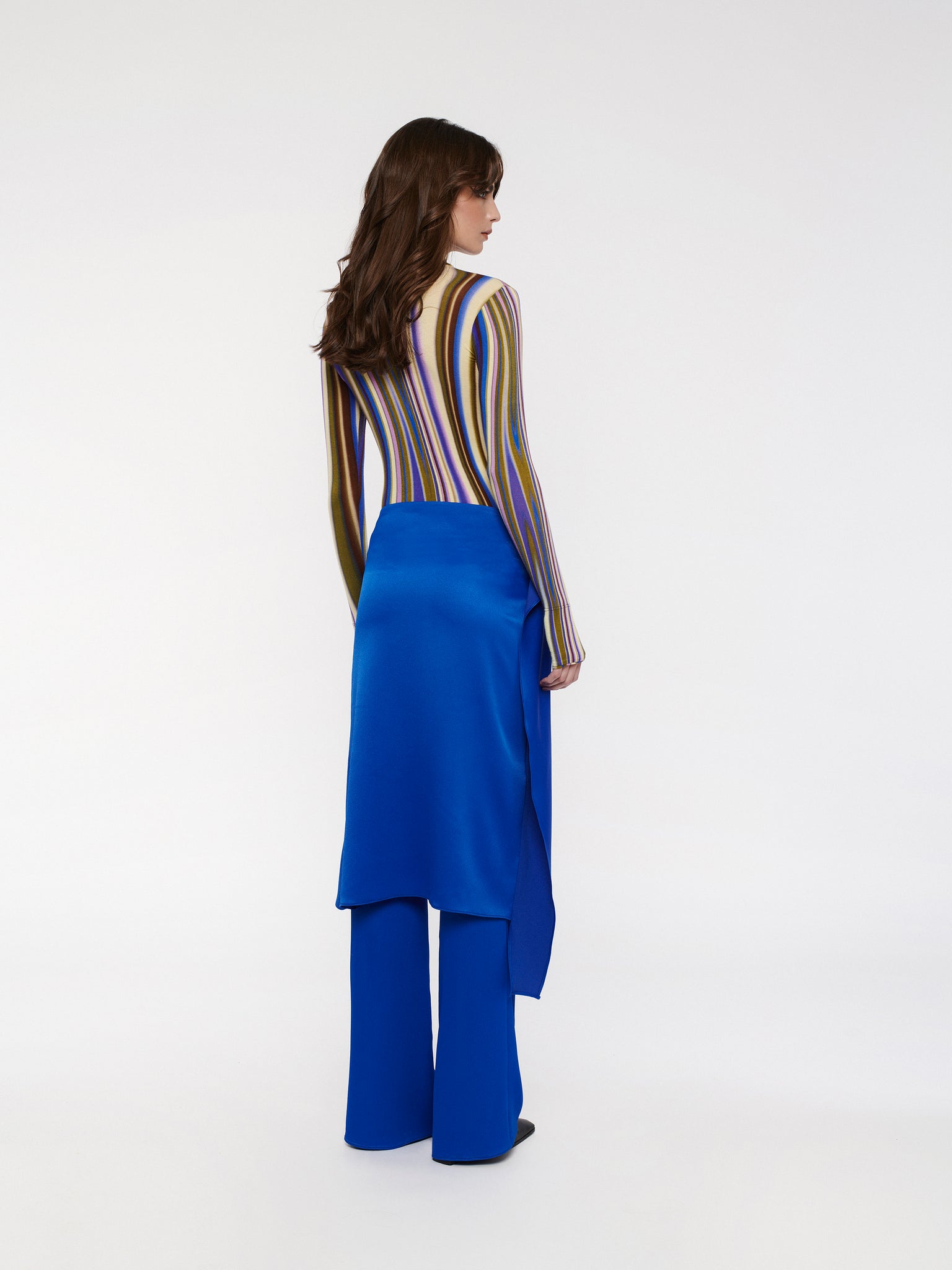 ELONA wrap skirt - cobalt blue