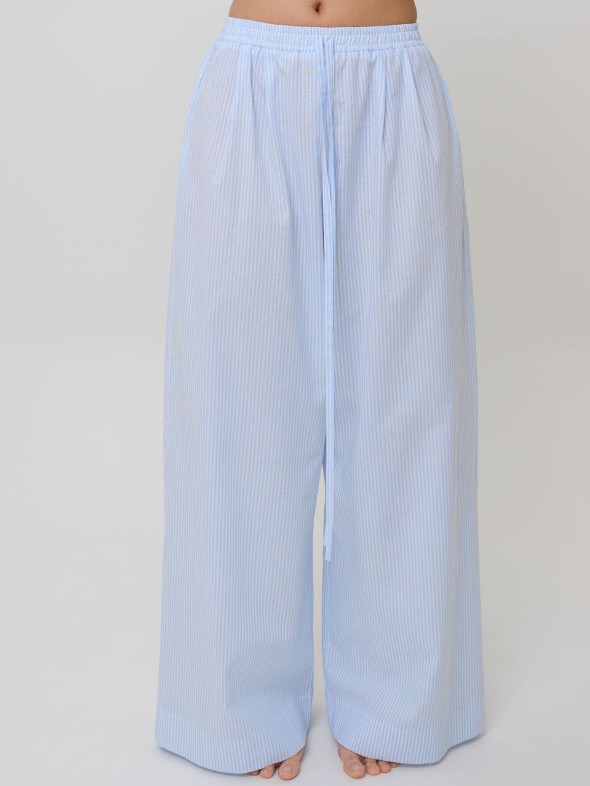 PILLOWTALK LONG PJ SET - POWDER BLUE