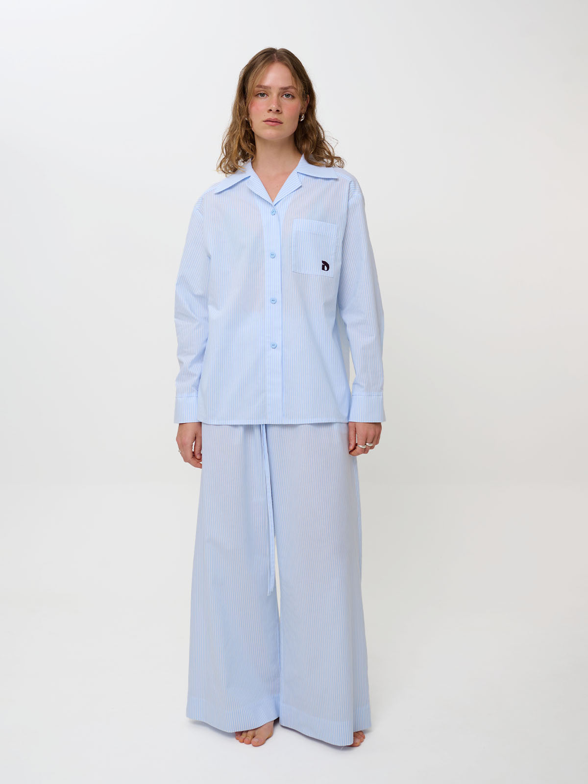 PILLOWTALK PJ TROUSERS - POWDER BLUE