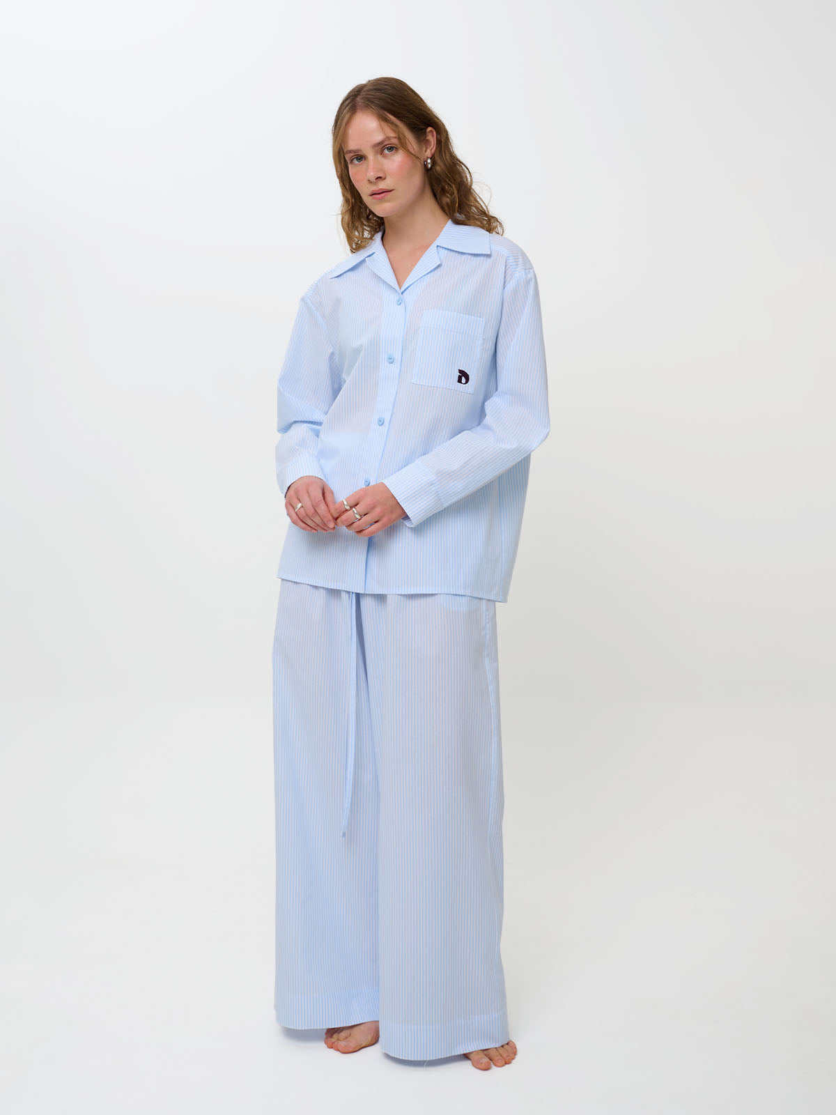 PILLOWTALK PJ TROUSERS - POWDER BLUE