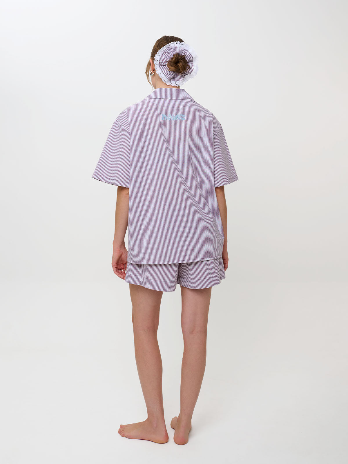 PILLOWTALK SHORT SLEEVE PJ SHIRT - BERRY
