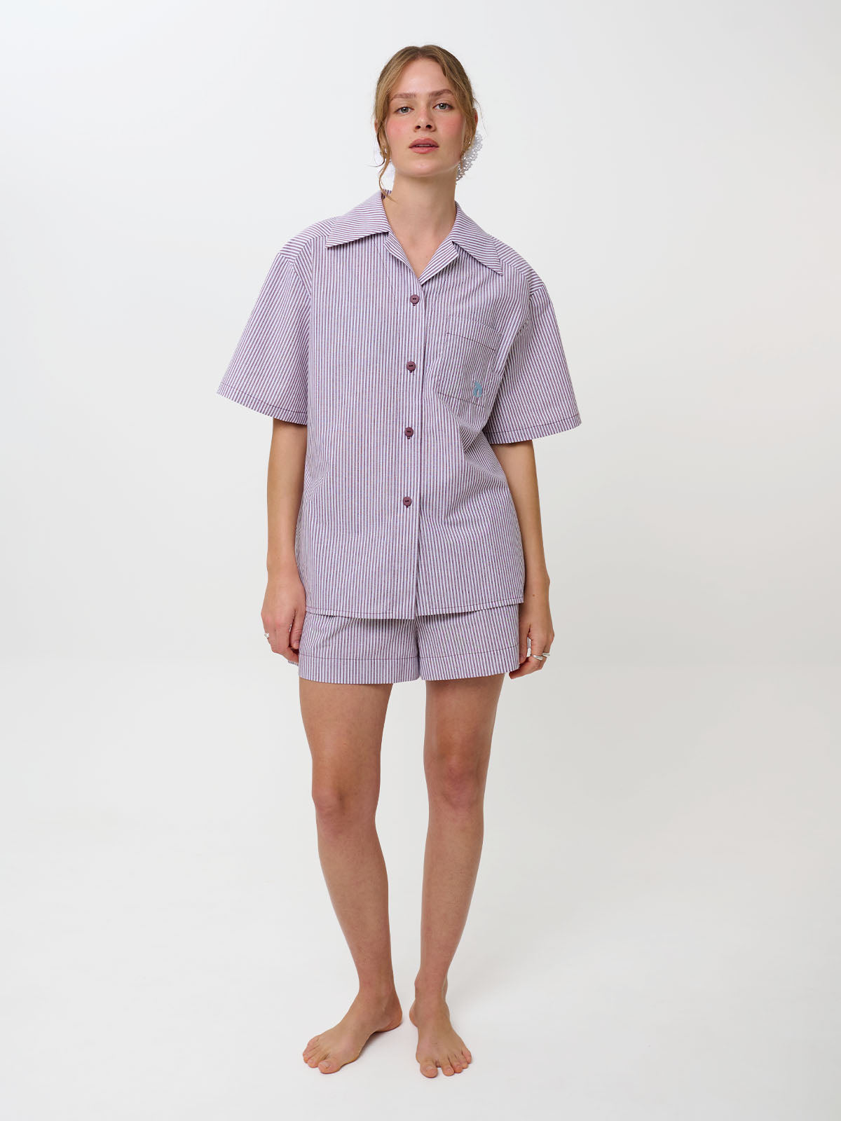 PILLOWTALK SHORT PJ SET - BERRY