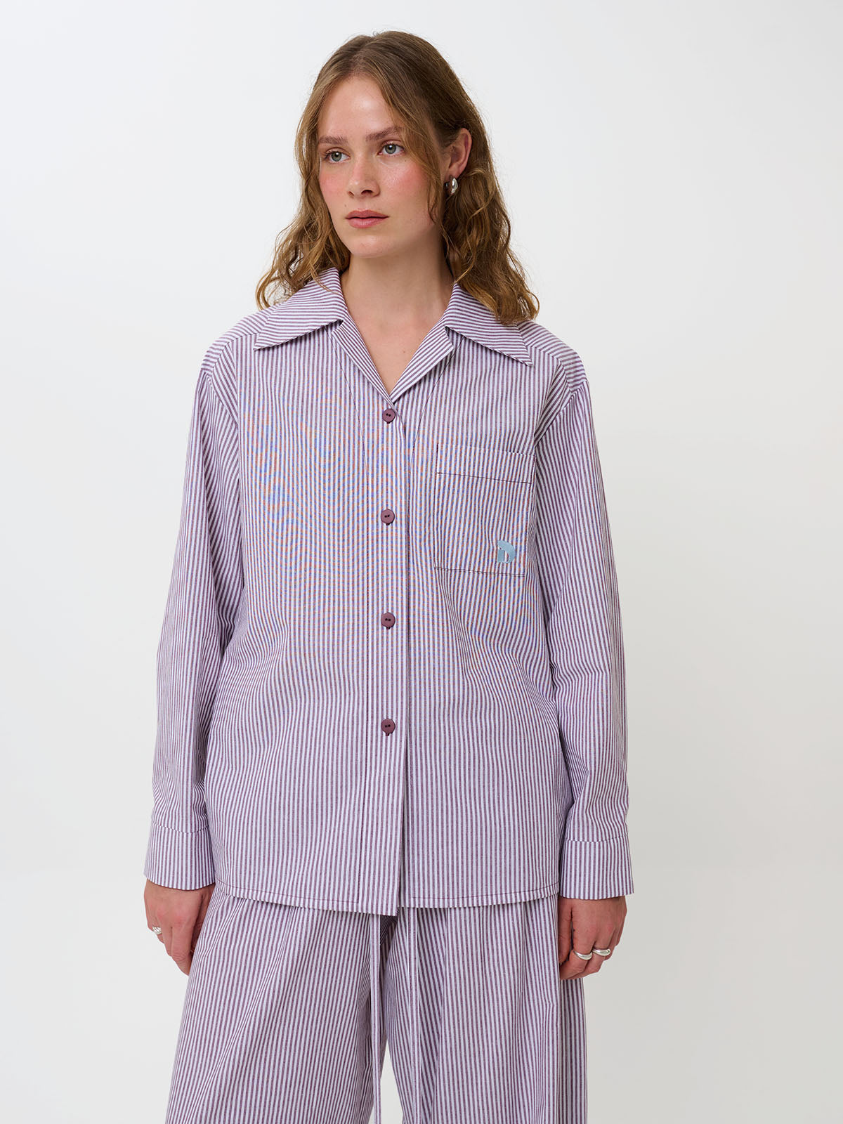 PILLOWTALK PJ SHIRT - BERRY