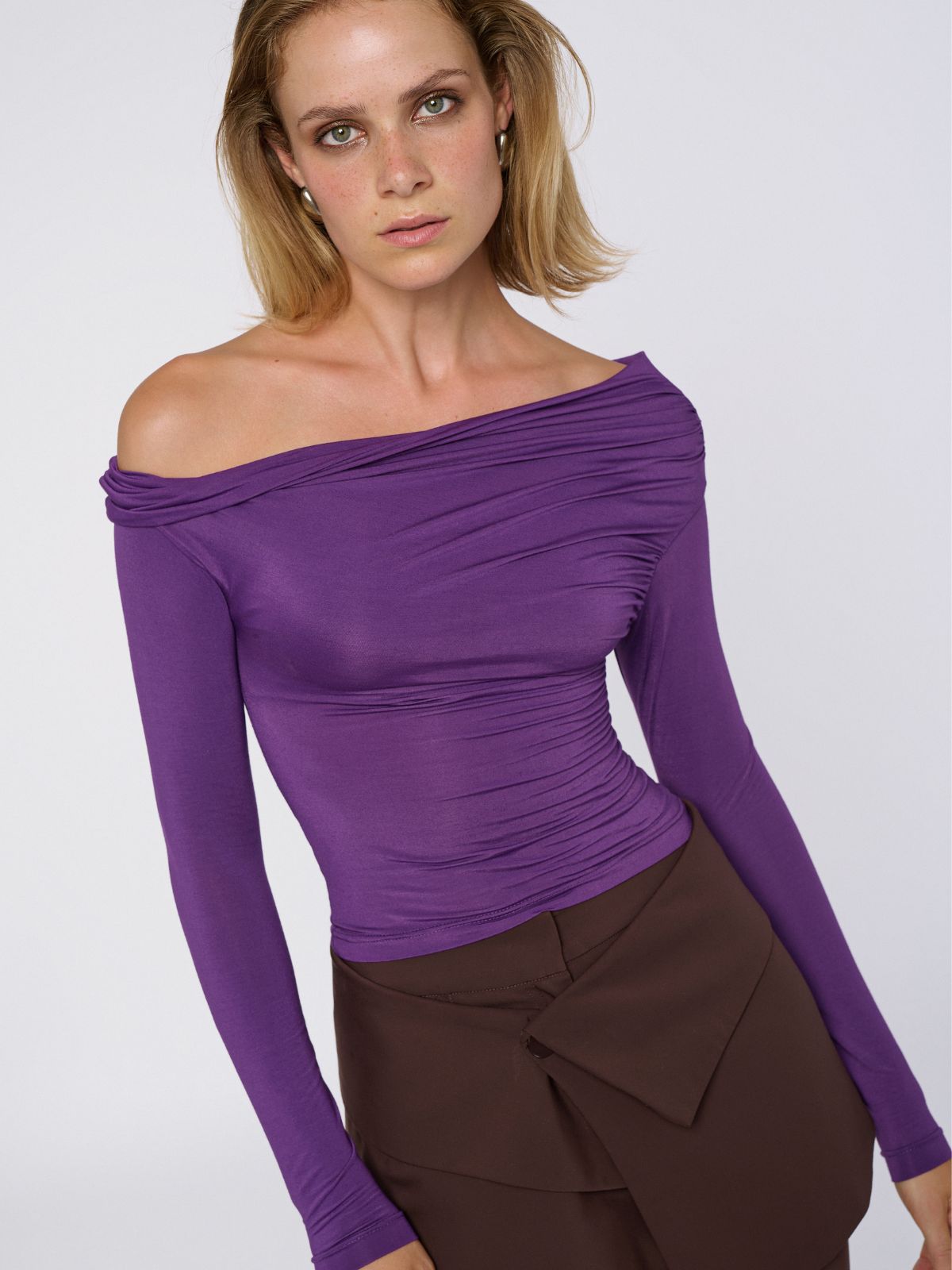 BELLA top - violet