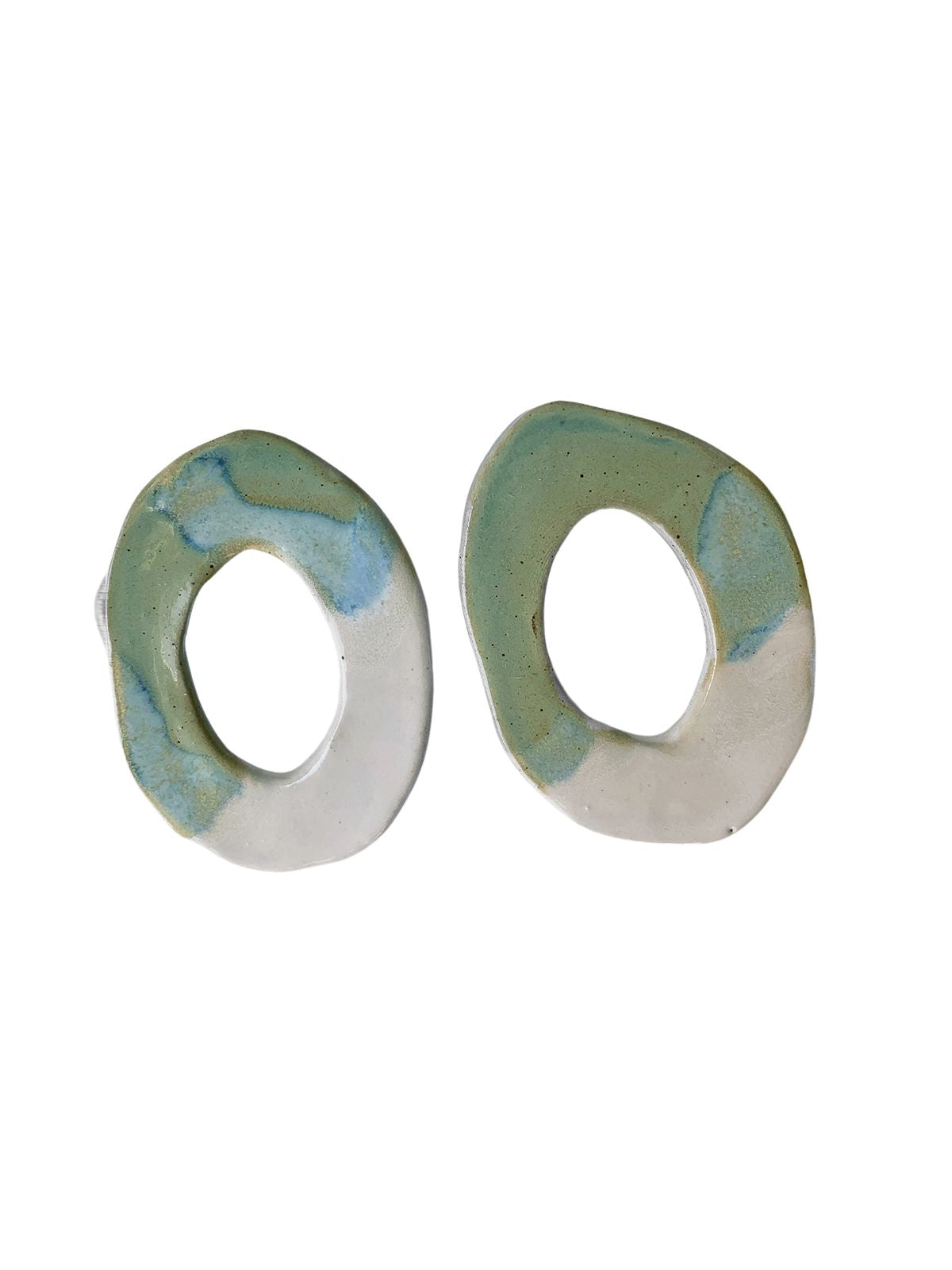 REEM ceramic stud earring