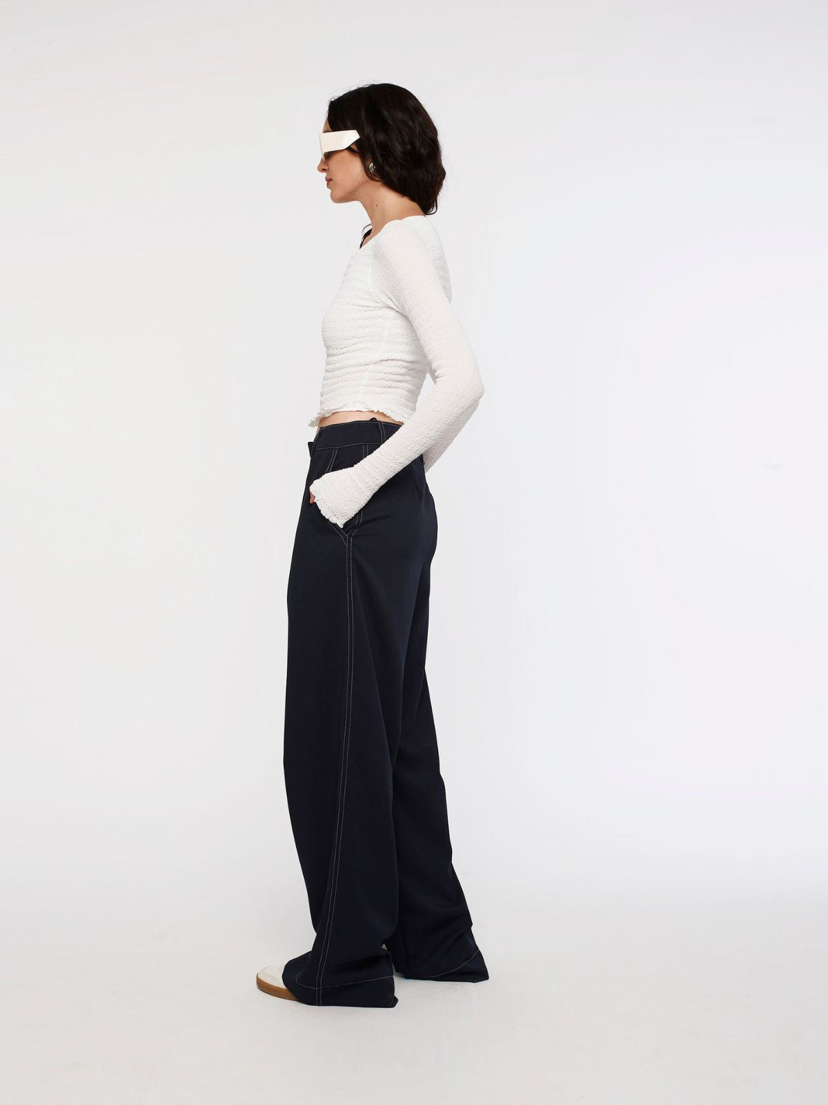 NEVIN trousers - navy