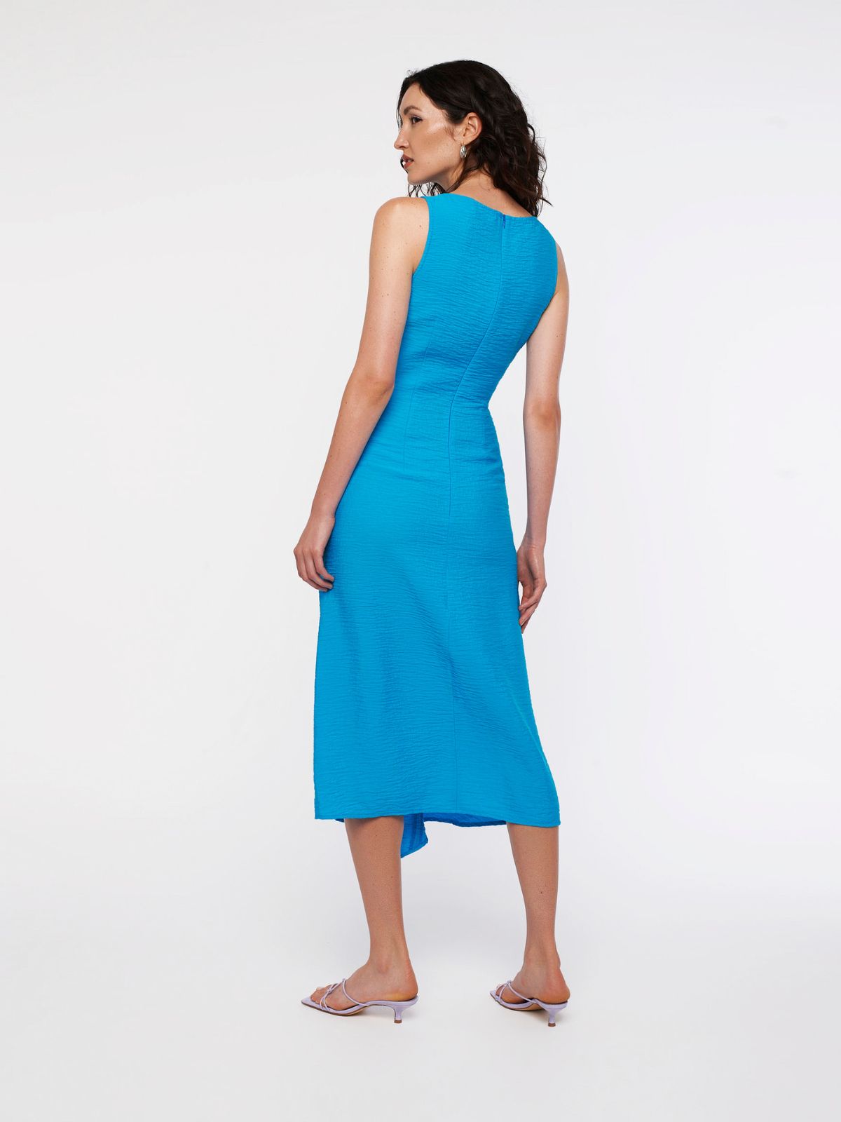 LAGOON midi dress - azure