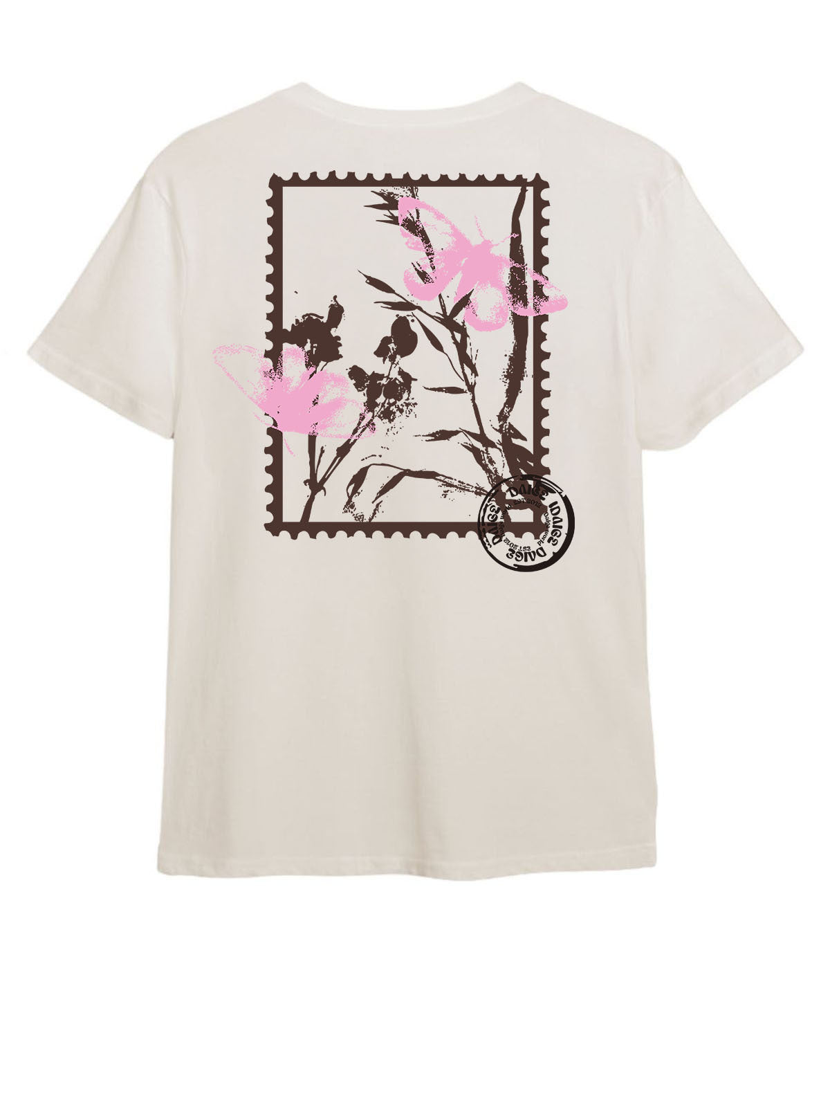 PAPILLON Tee - Baby Pink
