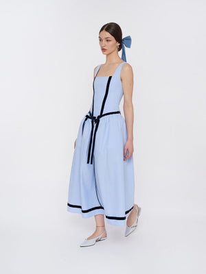 CECIL midi dress - baby blue