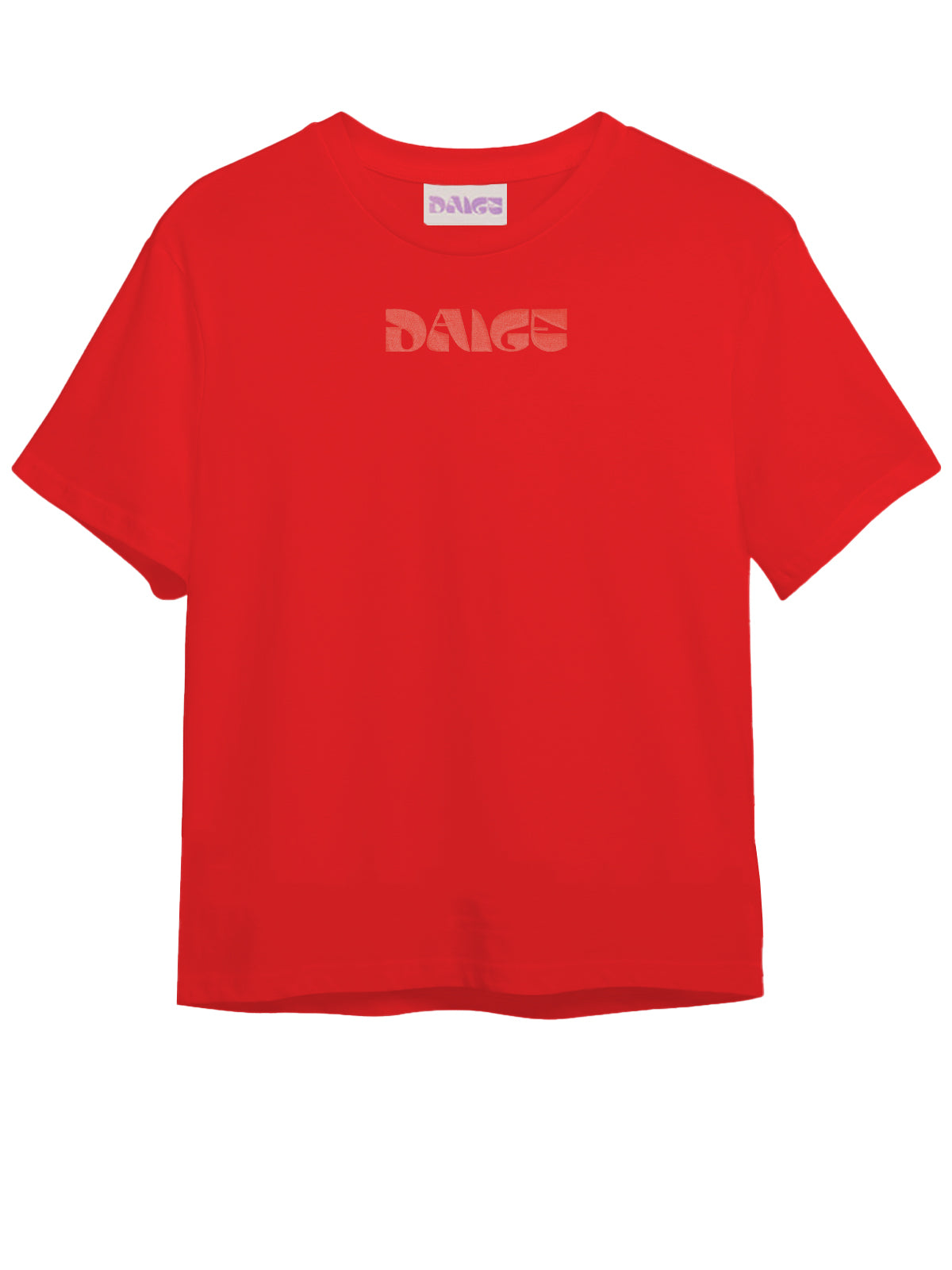 DAIGE logo t-shirt - Poppy red