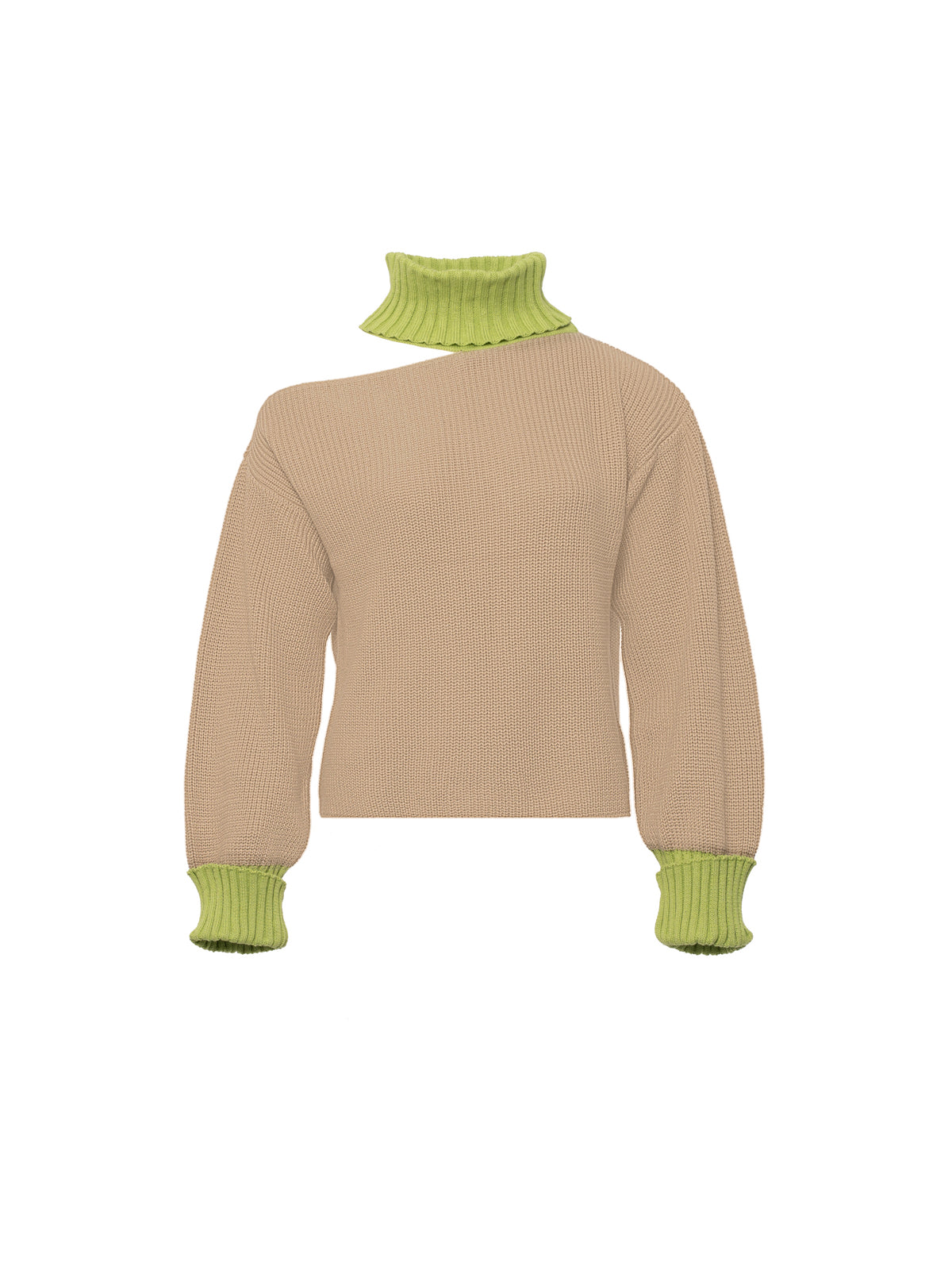 VALI sweater - latte-pistachio