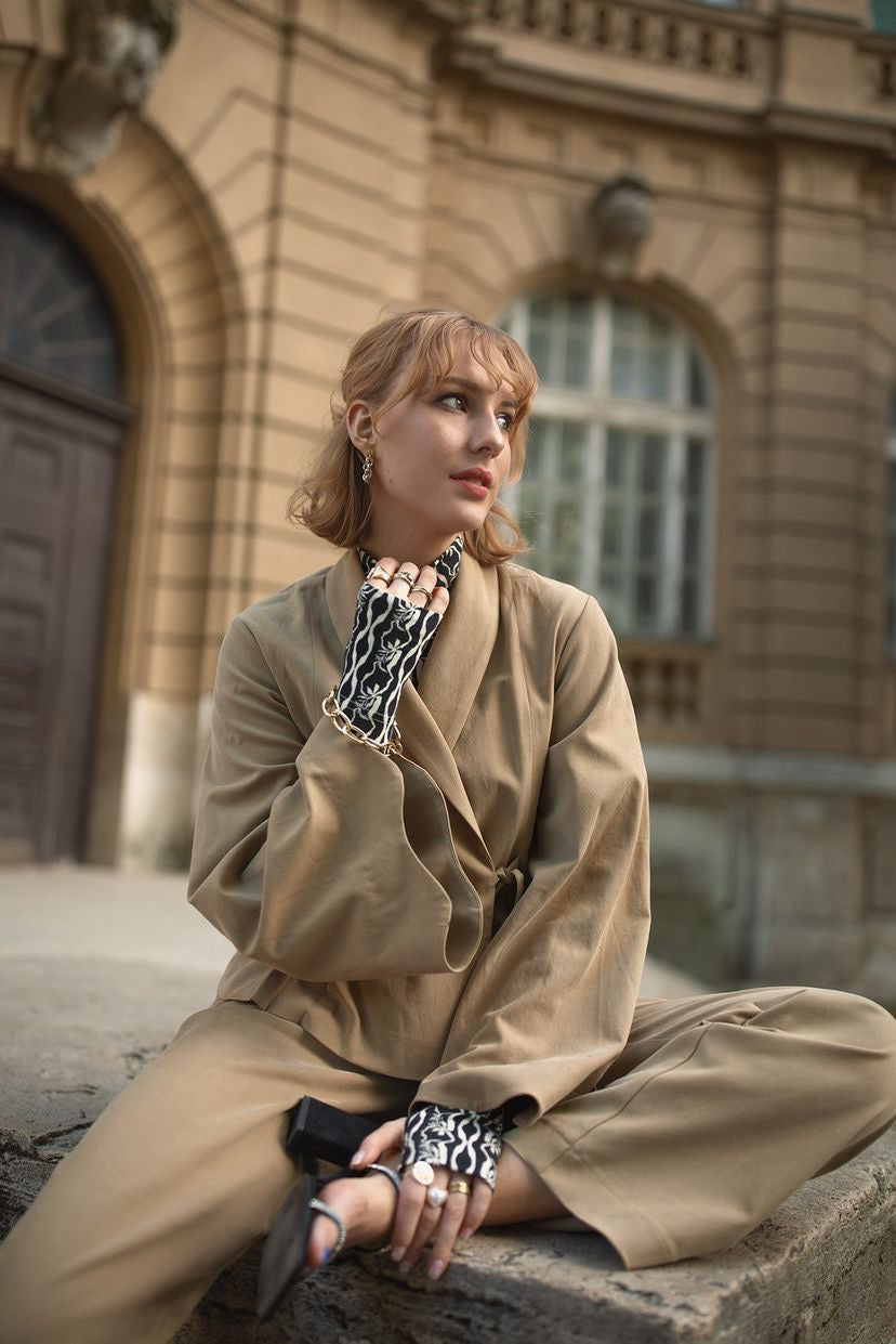 AYA kimono - twill, sand
