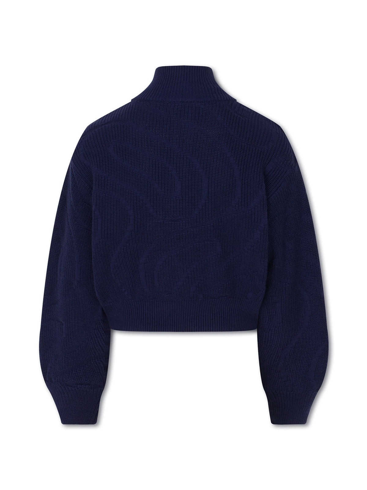 RIPPLE knit sweater - navy