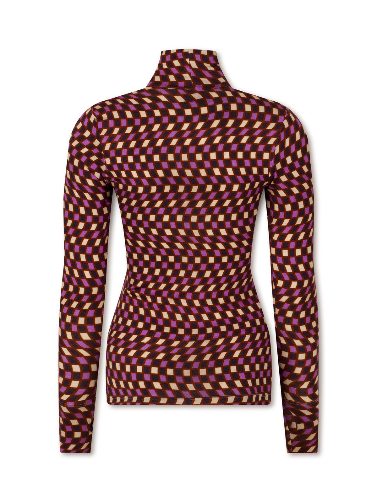 MULBERRY turtleneck - checkered