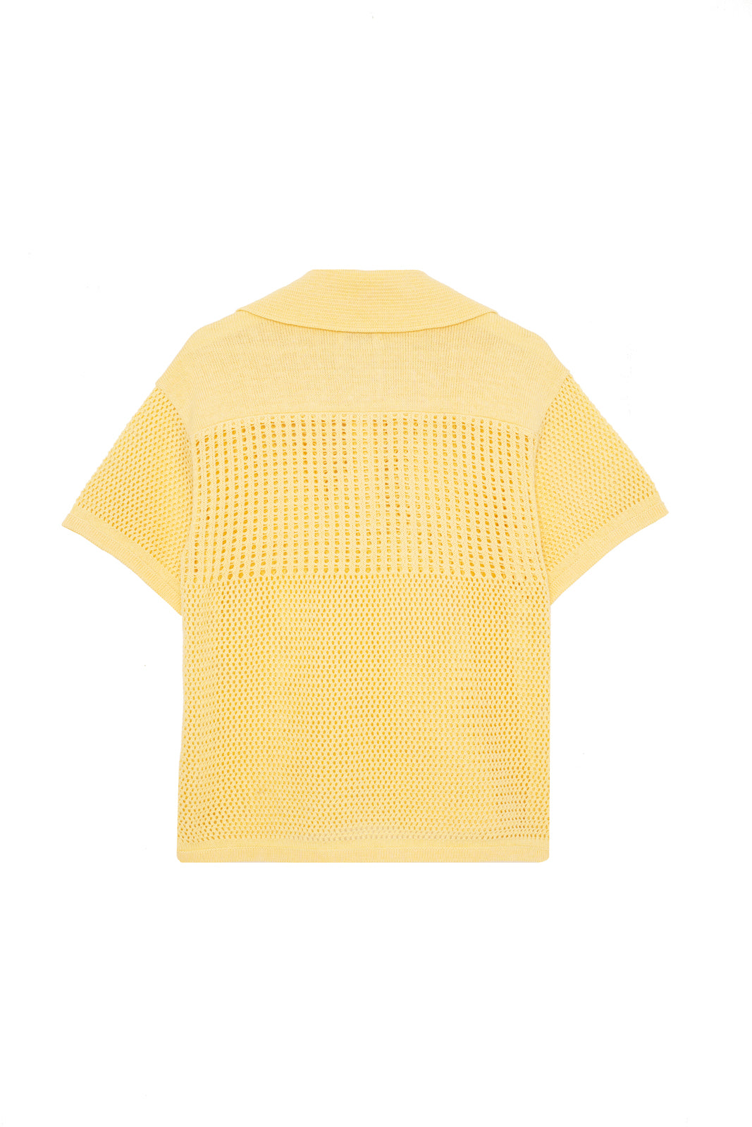 CRIMSON knit polo shirt - vanilla