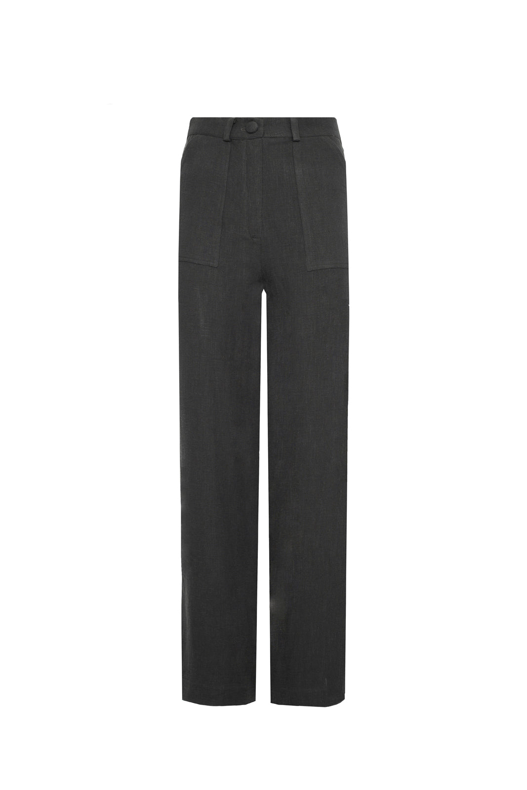 NOA trousers - ramie, graphite