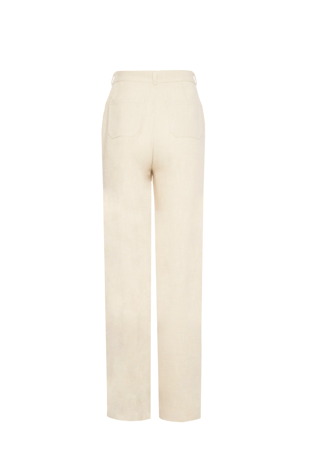 NOA trousers - ramie, beige