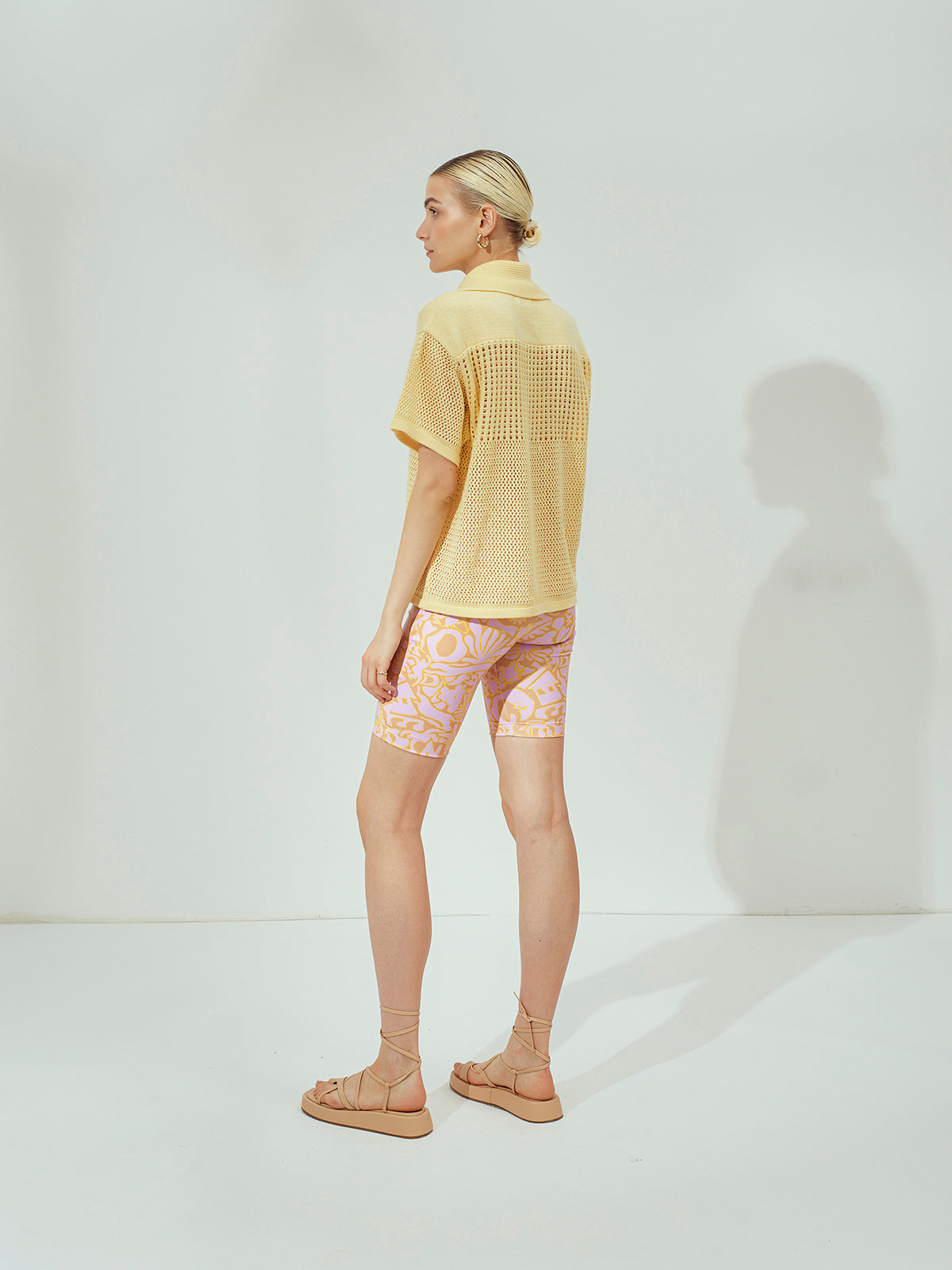 ESCAPIST biker shorts - citrus