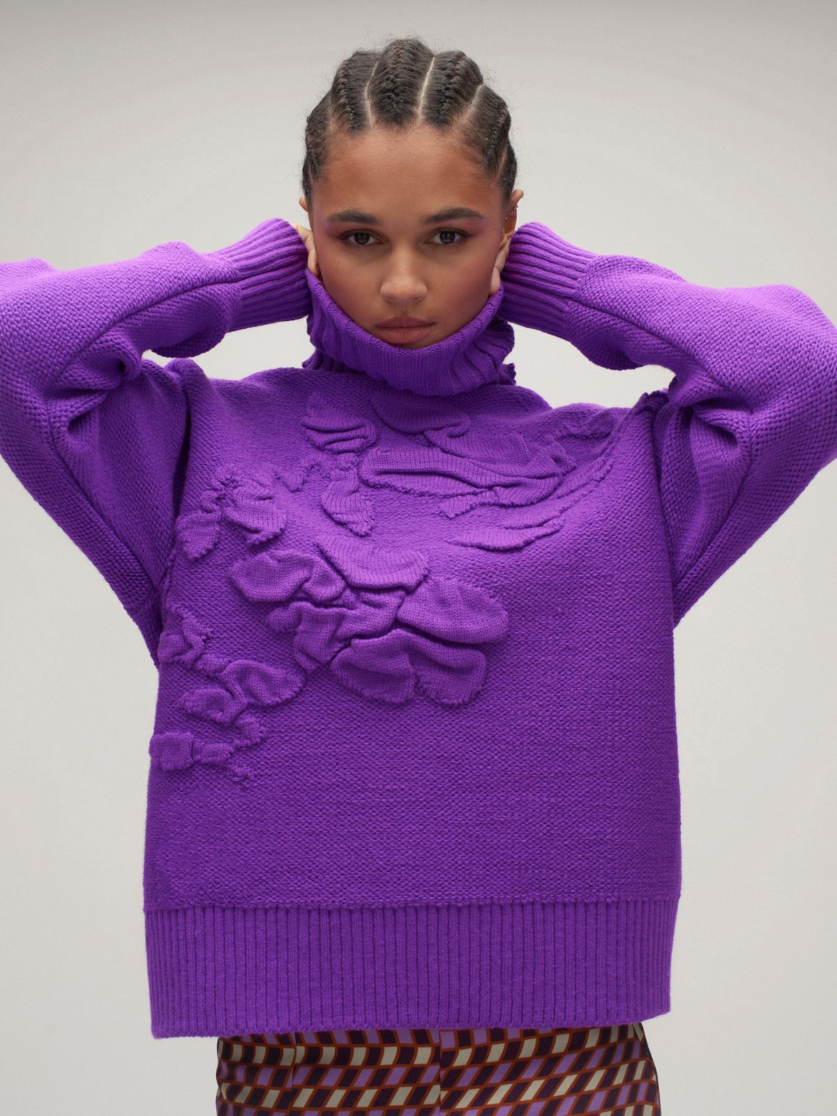 XENON knit sweater - violet