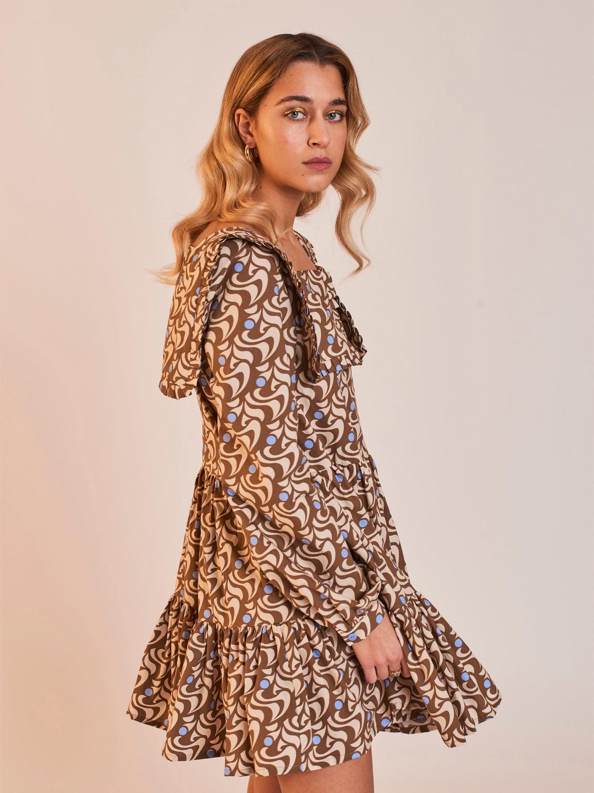 ISOLDE ruffled dress