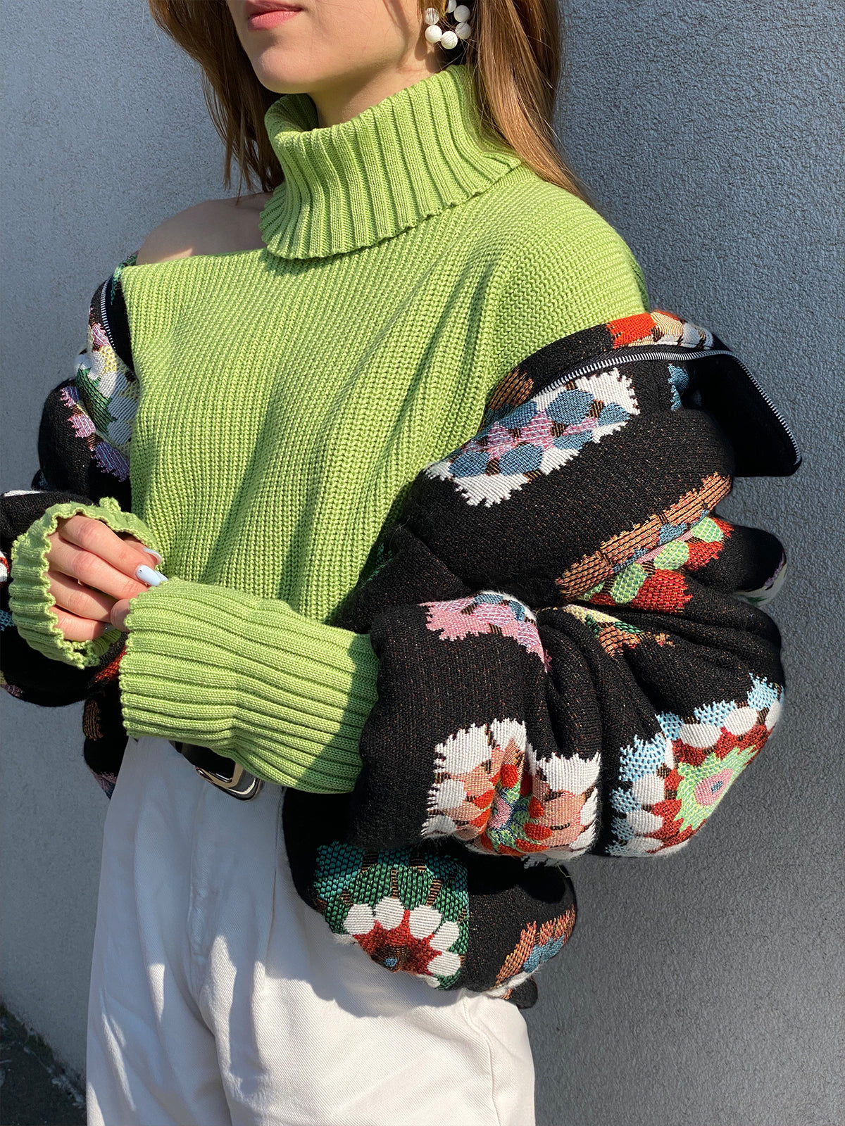 VALI sweater - pistachio